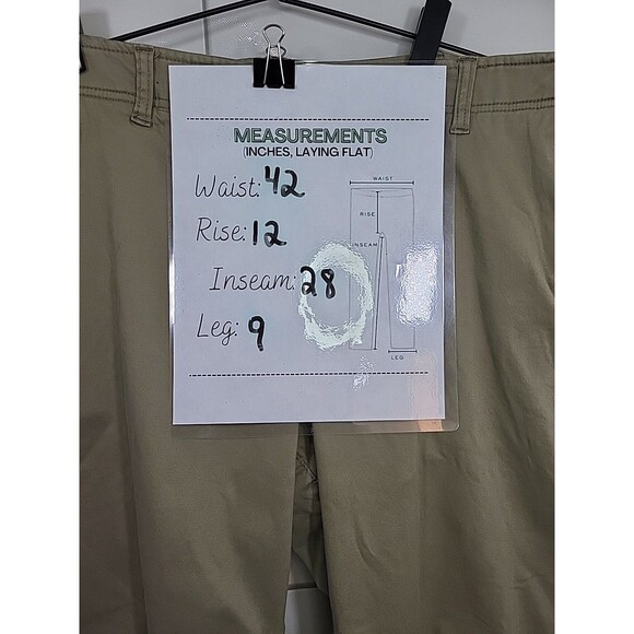 2 Lee Extreme  Mens Pants 42x30 Comfort Relaxed Fit Flat Front Chinos Chore Work - Picture 7 of 7